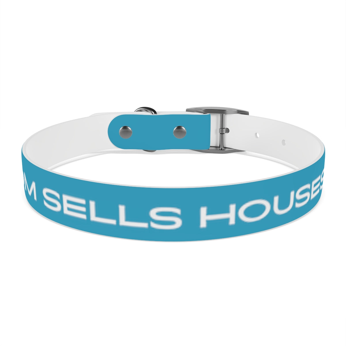 Dog Collar - My Mom Sells Houses - Turquoise