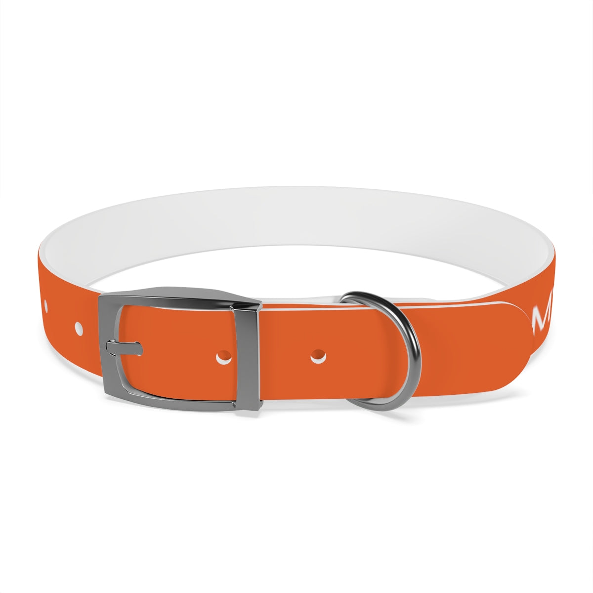 Dog Collar - My Dad Sells Houses - Orange