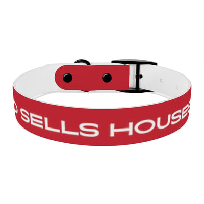 Dog Collar - My Dad Sells Houses - Red