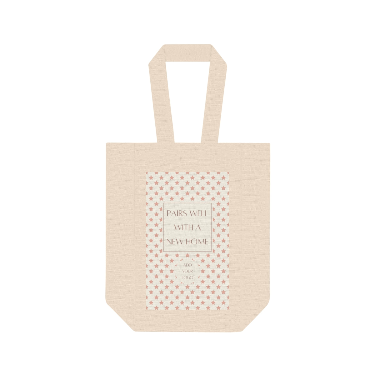 Double Wine Tote - Stars