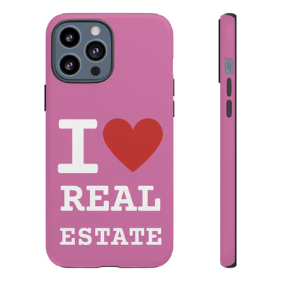 Tough Case - I Heart - Pink (31 Sizes)