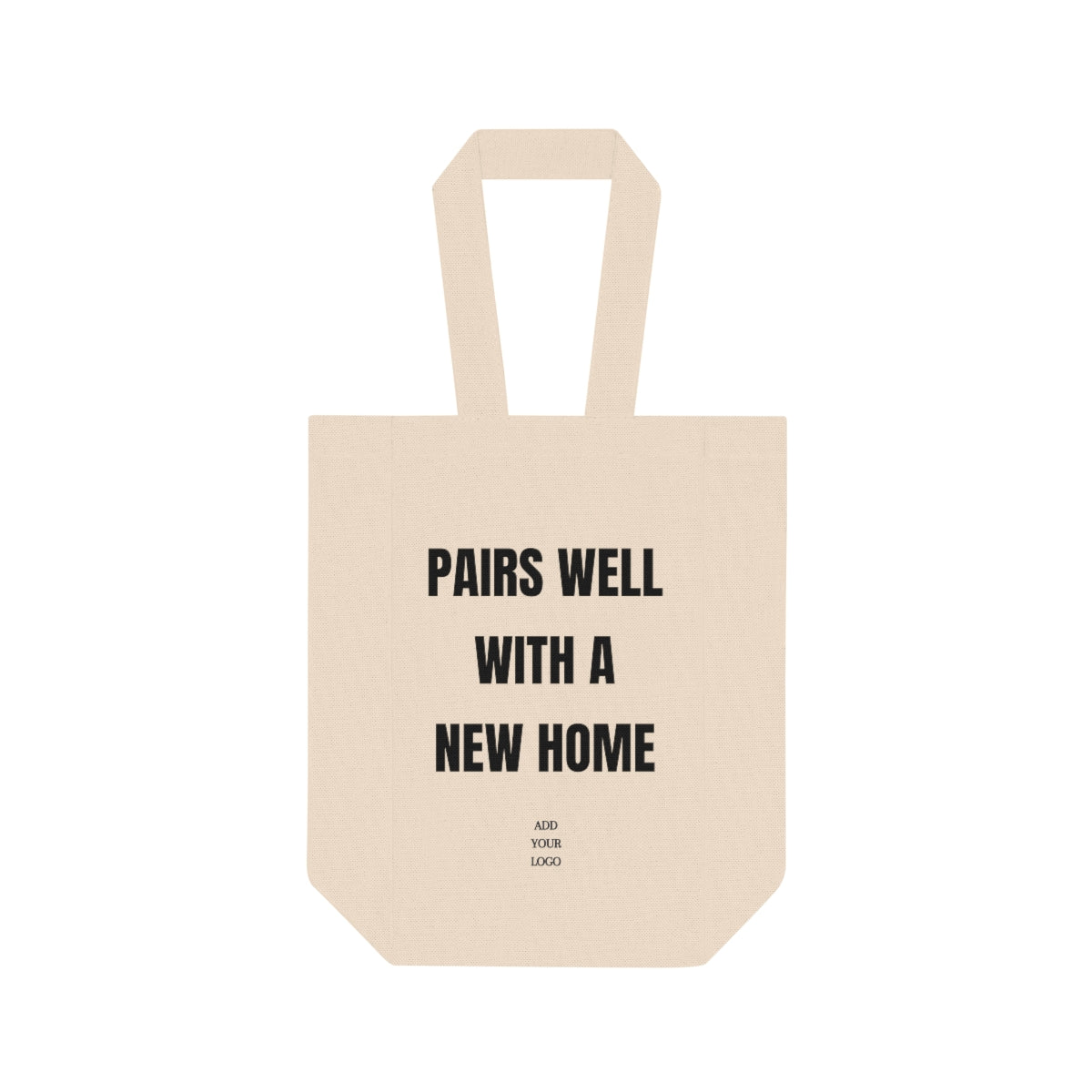 Double Wine Tote - Text