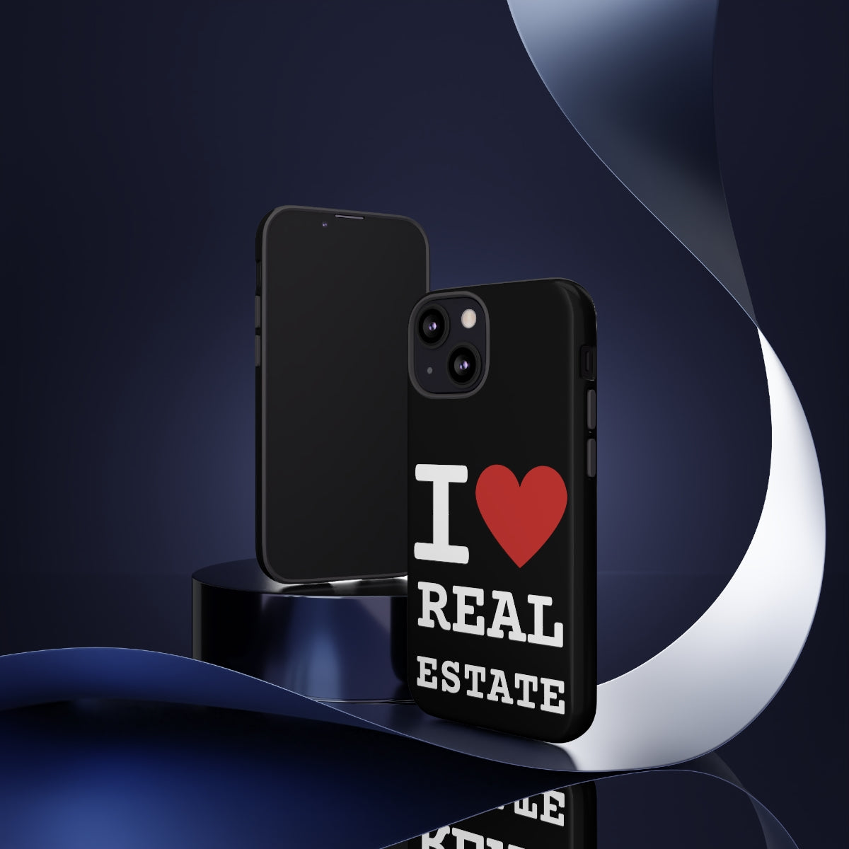 Tough Case - I Heart - Black (31 Sizes)