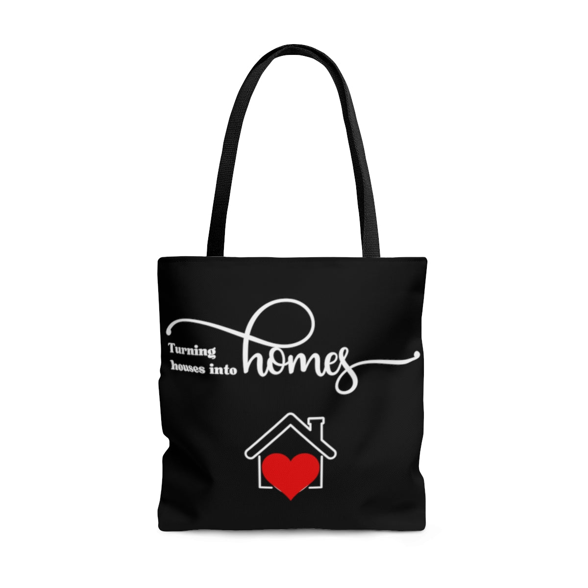 Tote Bag - Houses to Homes - Black