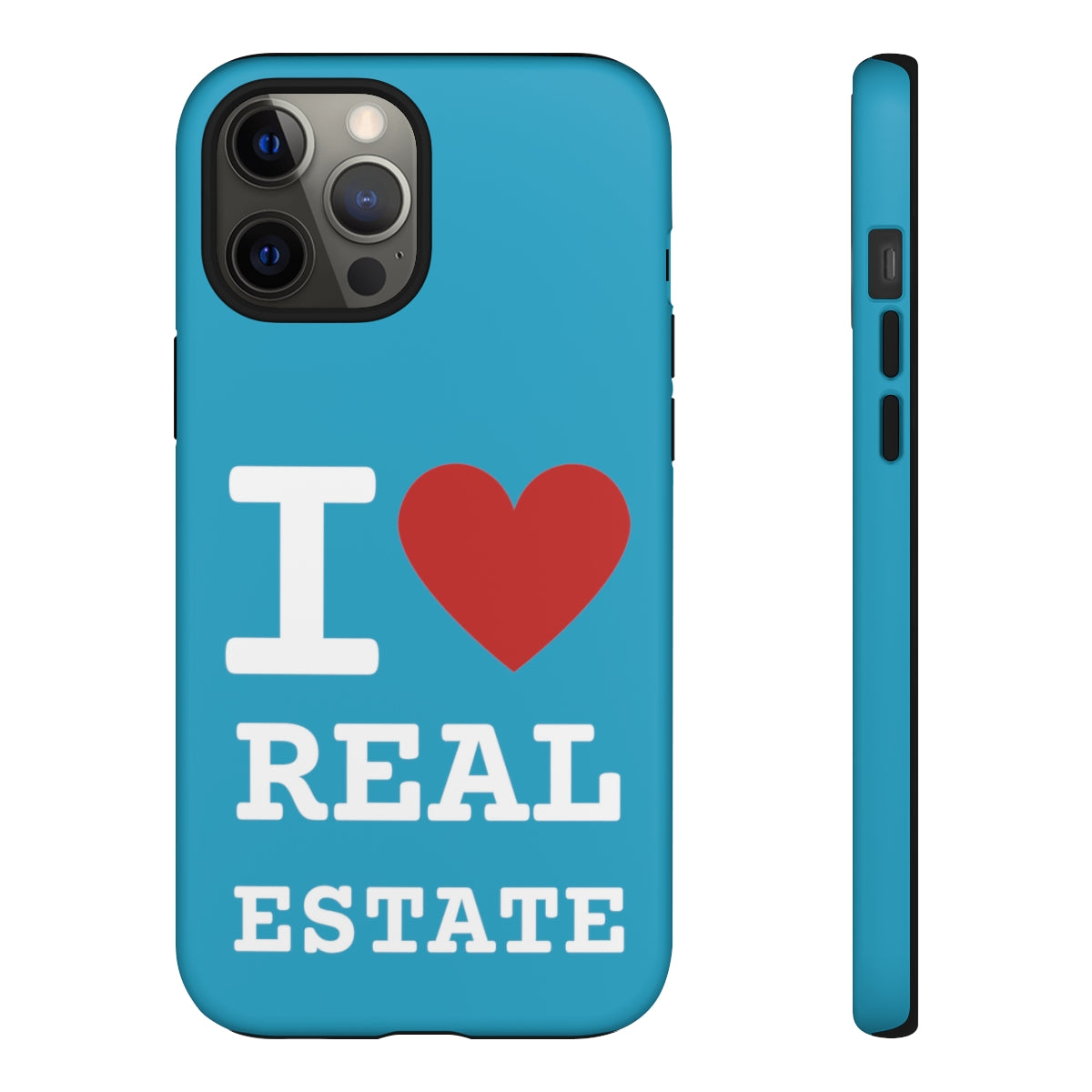 Tough Case - I Heart - Turquoise (31 Sizes)