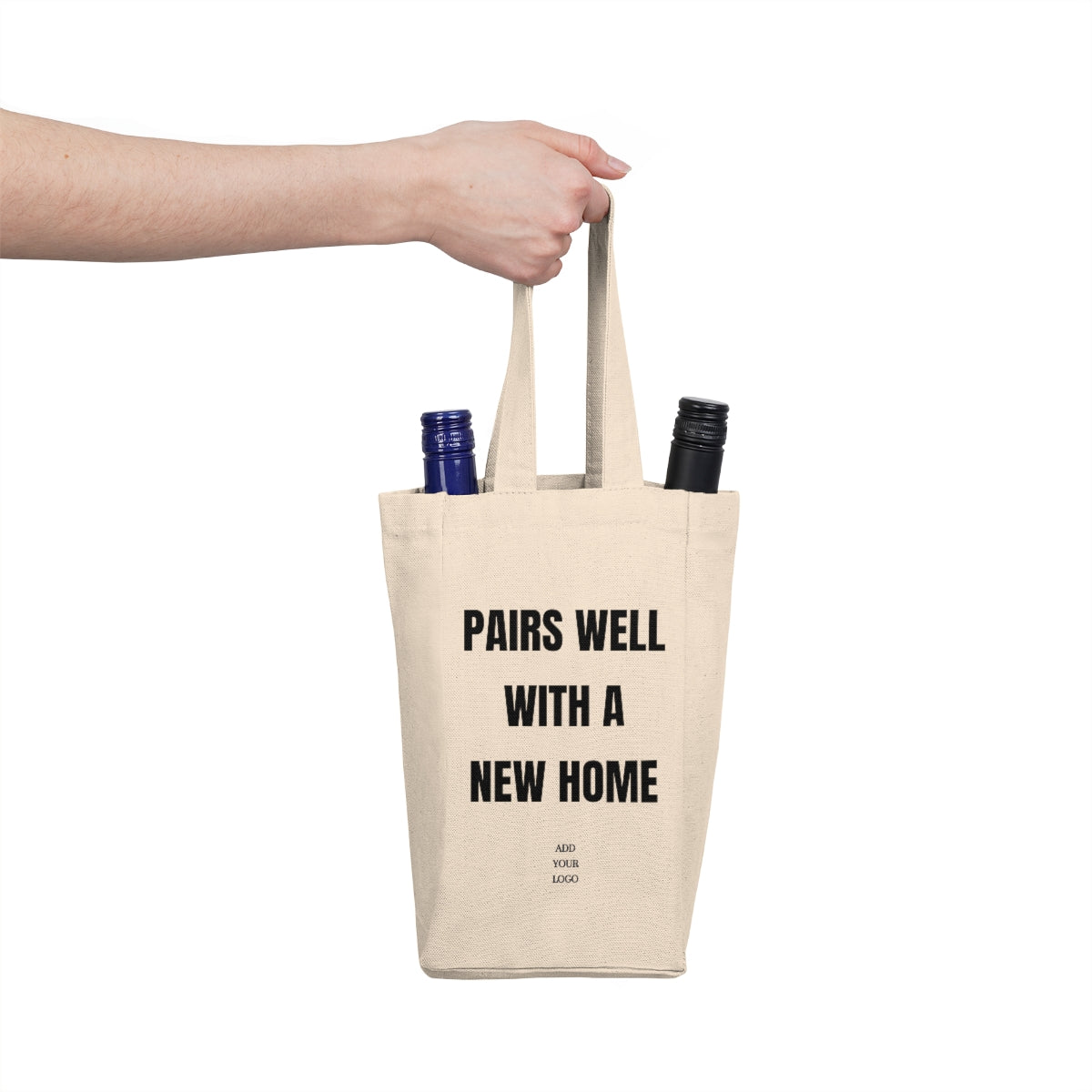 Double Wine Tote - Text