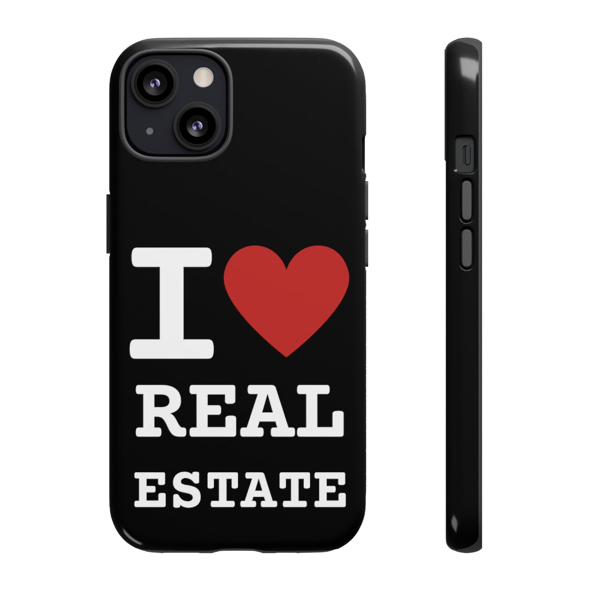 Tough Case - I Heart - Black (31 Sizes)