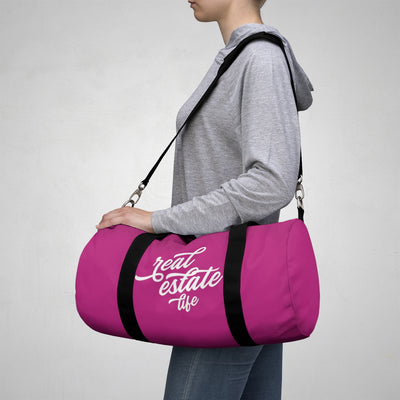 Duffel Bag - Real Estate Life - Pink