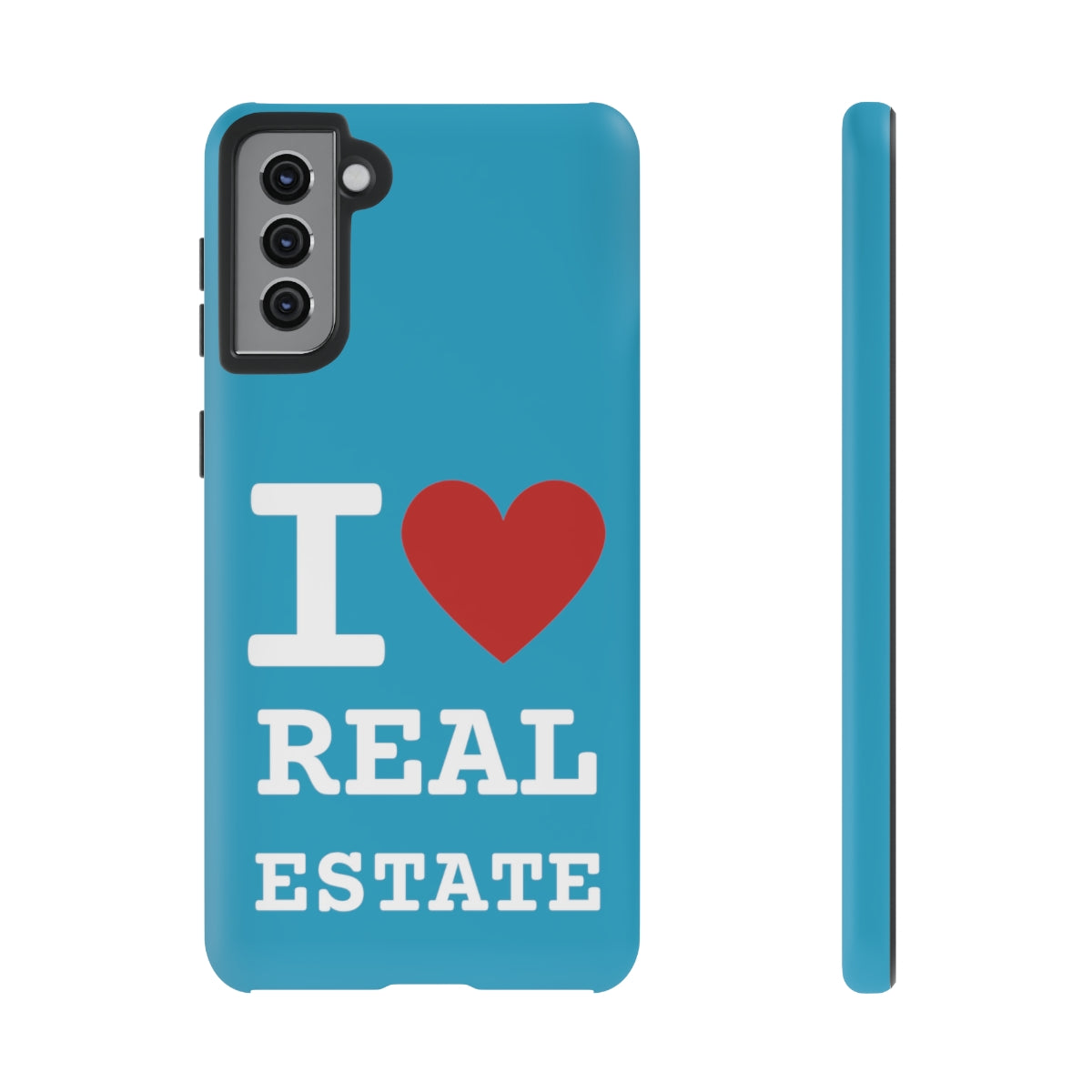 Tough Case - I Heart - Turquoise (31 Sizes)