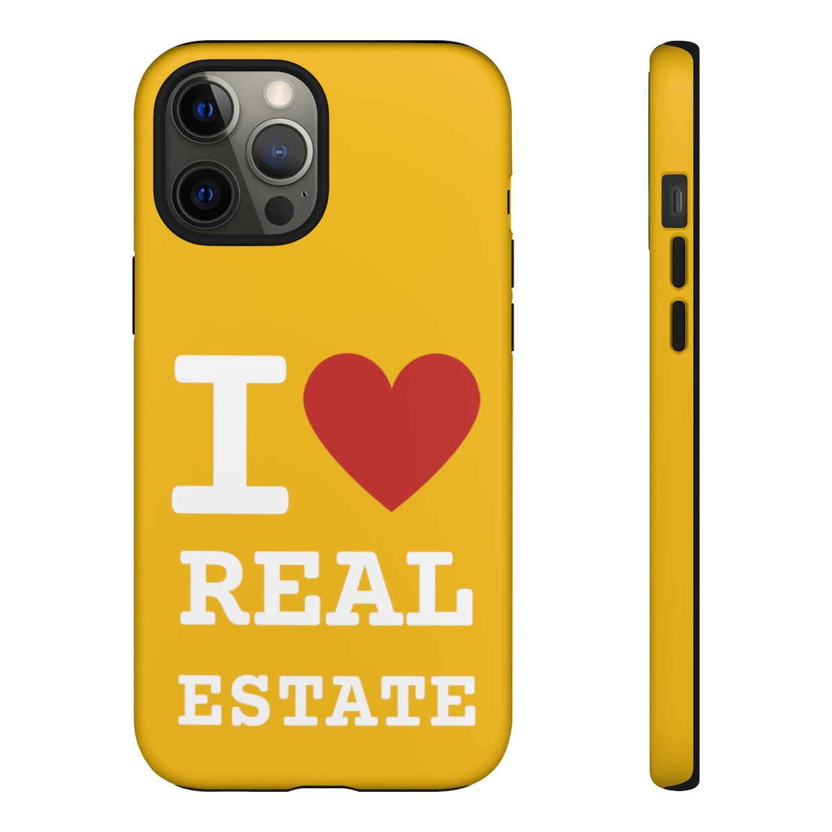 Tough Case - I Heart - Yellow (31 Sizes)