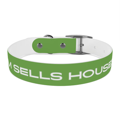 Dog Collar - My Mom Sells Houses - Green