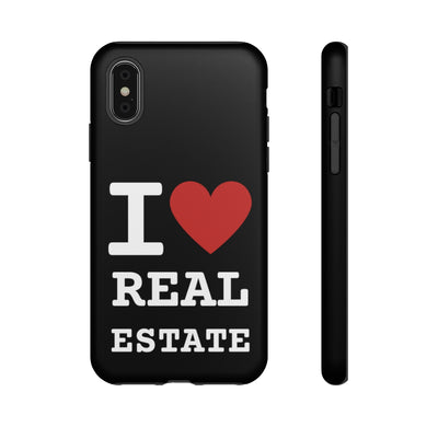 Tough Case - I Heart - Black (31 Sizes)