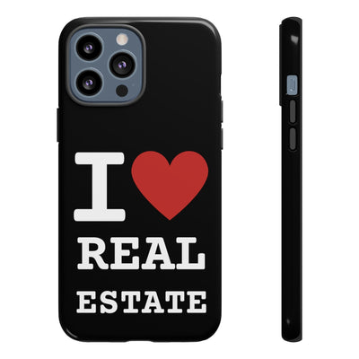 Tough Case - I Heart - Black (31 Sizes)