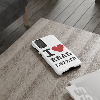 Tough Case - I Heart - White (31 Sizes)