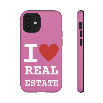 Tough Case - I Heart - Pink (31 Sizes)