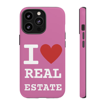 Tough Case - I Heart - Pink (31 Sizes)