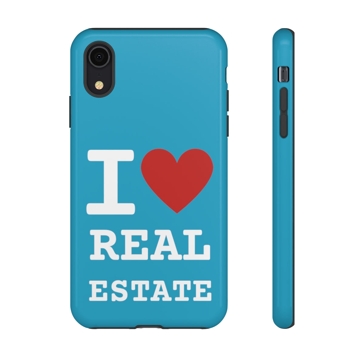 Tough Case - I Heart - Turquoise (31 Sizes)