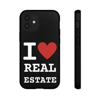 Tough Case - I Heart - Black (31 Sizes)