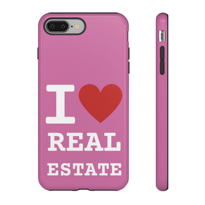 Tough Case - I Heart - Pink (31 Sizes)