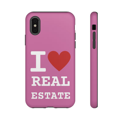 Tough Case - I Heart - Pink (31 Sizes)