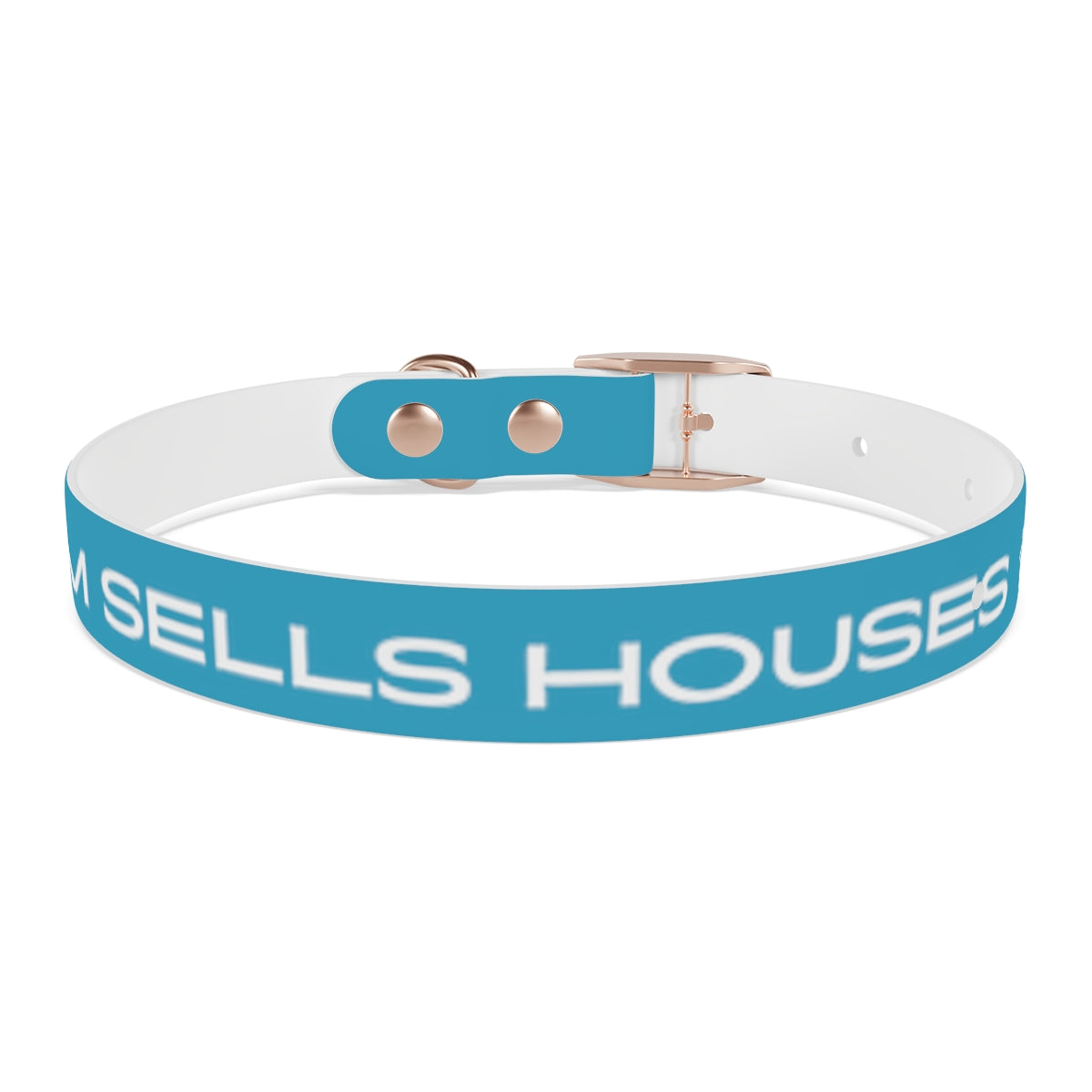 Dog Collar - My Mom Sells Houses - Turquoise