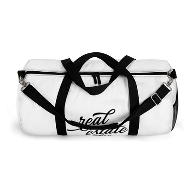 Duffel Bag - Real Estate Life - White