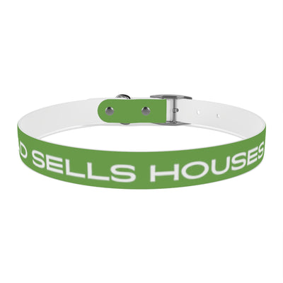 Dog Collar - My Dad Sells Houses - Green