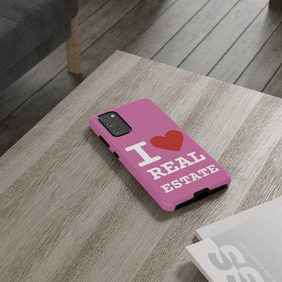 Tough Case - I Heart - Pink (31 Sizes)