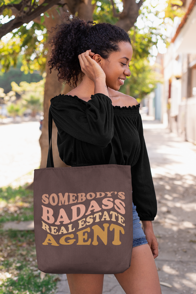 Tote Bag - Badass - Brown